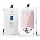 iPhone 14 Plus Tok - Dux Ducis Grit Leather MagSafe - Pink