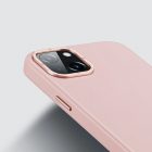iPhone 14 Plus Tok - Dux Ducis Grit Leather MagSafe - Pink
