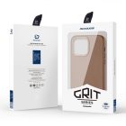 iPhone 14 Pro Max Tok - Dux Ducis Grit Leather MagSafe - Barna