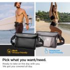 Spigen A620 Aqua Shield Univerzális Vízálló Övtáska x 2 db - Fekete