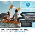Spigen A620 Aqua Shield Univerzális Vízálló Övtáska x 2 db - Fekete