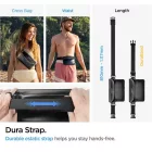 Spigen A621 Aqua Shield Univerzális Vízálló Tok és Övtáska - Fekete