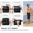 Spigen A621 Aqua Shield Univerzális Vízálló Tok és Övtáska - Fekete