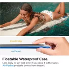 Spigen A621 Aqua Shield Univerzális Vízálló Tok és Övtáska - Fekete