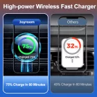 Joyroom JR-ZS291 Autós Tartó 15W Qi Töltővel - Szellőzőrácsba - MagSafe kompatibilis - Ezüst