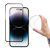 iPhone 14 Pro Max Kijelzővédő Üvegfólia - Wozinsky Full Cover Flexi Nano Glass - Fekete Kerettel