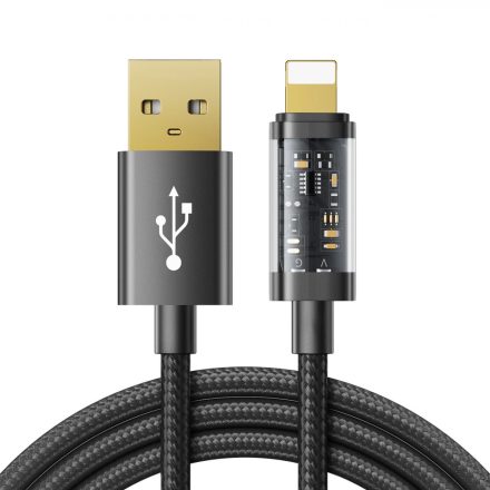 Joyroom USB - Lightning Kábel - 1.2m 2.4A 20W - Fekete