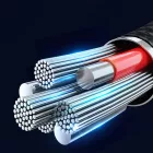 Joyroom USB-A - Lightning Kábel - 2m 2.4A 20W - Fekete