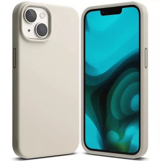 iPhone 14 Plus Tok - Ringke Silicone - Stone