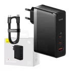 Baseus GaN5 Pro Hálózati Gyorstöltő -  2C+A 140W - Fekete