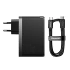 Baseus GaN5 Pro Hálózati Gyorstöltő -  2C+A 140W - Fekete