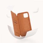 iPhone 14 Plus Tok - Nillkin Qin Pro Leather - Fekete