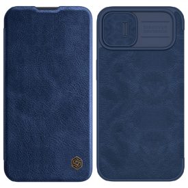 iPhone 14 Plus Tok - Nillkin Qin Pro Leather - Kék iPhone 14 Plus Tok - Nillkin Qin Pro Leather - Kék