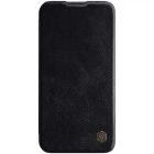 iPhone 14 Pro Max Tok - Nillkin Qin Pro Leather - Fekete