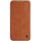iPhone 14 Pro Max Tok - Nillkin Qin Pro Leather - Barna