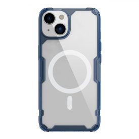 iPhone 14 Plus Tok - Nillkin Nature Pro Magnetic - Kék iPhone 14 Plus Tok - Nillkin Nature Pro Magnetic - Kék