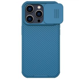 iPhone 14 Pro Max Tok - Nillkin CamShield Pro Magnetic - Kék   iPhone 14 Pro Max Tok - Nillkin CamShield Pro Magnetic - Kék