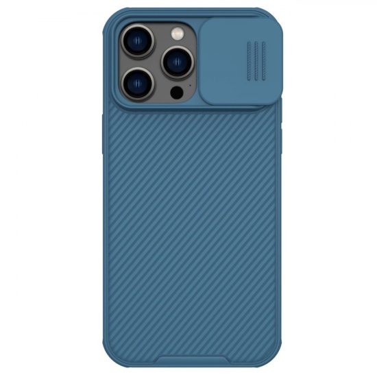 iPhone 14 Pro Max Tok - Nillkin CamShield Pro - Kék