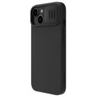 iPhone 14 Plus Tok - Nillkin CamShield Silky Magnetic Silicone - Fekete