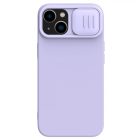 iPhone 14 Plus Tok - Nillkin CamShield Silky Magnetic Silicone - Lila