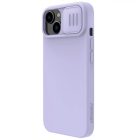 iPhone 14 Plus Tok - Nillkin CamShield Silky Magnetic Silicone - Lila