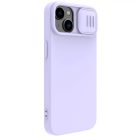 iPhone 14 Plus Tok - Nillkin CamShield Silky Magnetic Silicone - Lila
