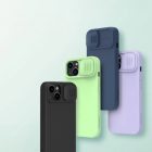 iPhone 14 Plus Tok - Nillkin CamShield Silky Magnetic Silicone - Lila