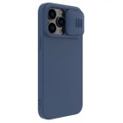 iPhone 14 Pro Max Tok - Nillkin CamShield Silky Magnetic Silicone - Kék