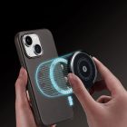 iPhone 14 Plus Tok - Dux Ducis Naples MagSafe - Sötétbarna