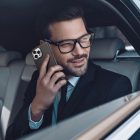 iPhone 14 Pro Max Tok - Dux Ducis Naples MagSafe - Sötétbarna