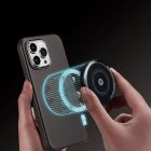 iPhone 14 Pro Max Tok - Dux Ducis Naples MagSafe - Sötétbarna