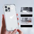 iPhone 14 Tok - Joyroom Defender - Támasztékkal - Átlátszó
