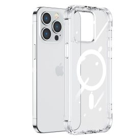 iPhone 14 Plus Mágneses Tok - Joyroom Defender - MagSafe, Támaszték - Átlátszó   iPhone 14 Plus Mágneses Tok - Joyroom Defender - MagSafe, Támaszték - Átlátszó