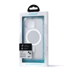 iPhone 14 Plus Mágneses Tok - Joyroom Defender - MagSafe, Támaszték - Átlátszó