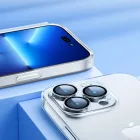 iPhone 14 Tok - Joyroom 14Q - Kamerafedéllel - Átlátszó