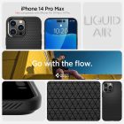 iPhone 14 Pro Max Tok - Spigen Liquid Air - Fekete