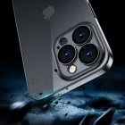 iPhone 14 Pro Tok - Joyroom 14Q - Fémkerettel - Fekete