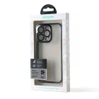 iPhone 14 Pro Tok - Joyroom 14Q - Fémkerettel - Fekete