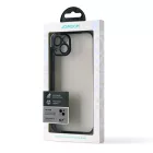 iPhone 14 Plus Tok - Joyroom 14Q - Fémkerettel - Fekete