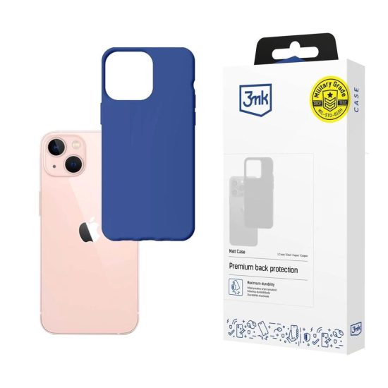 iPhone 14 Tok - 3mk Matt Case - Kék