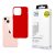 iPhone 14 Plus Tok - 3mk Matt Case - Piros