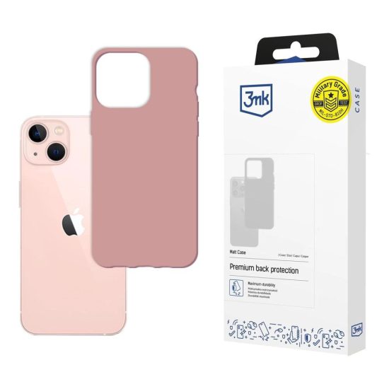 iPhone 14 Plus Tok - 3mk Matt Case - Pink