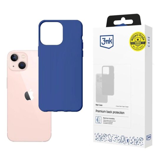 iPhone 14 Plus Tok - 3mk Matt Case - Kék