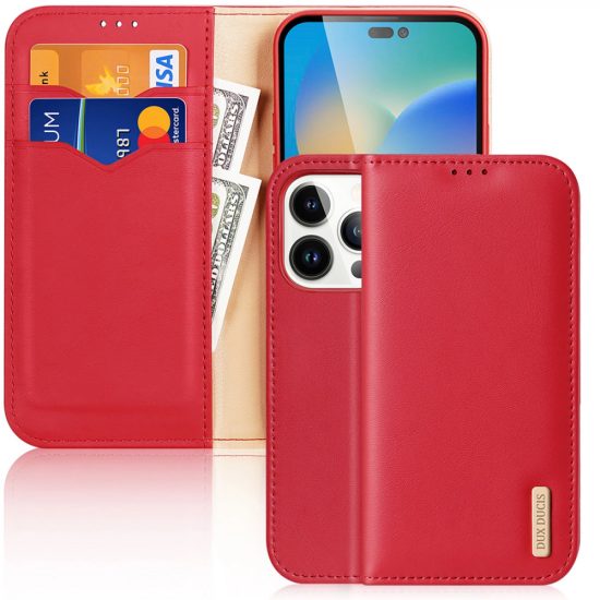iPhone 14 Pro Tok - Dux Ducis Hivo - Piros
