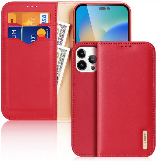 iPhone 14 Pro Max Tok - Dux Ducis Hivo - Piros