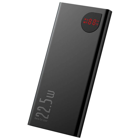 Baseus Power Bank 10000mAh 22,5W - Adaman Metal OS - Fekete