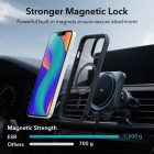 iPhone 14 Plus Tok - ESR Classic Hybrid Halolock - Átlátszó-Fekete