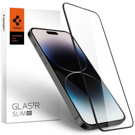   iPhone 14 Pro Kijelzővédő Üvegfólia - Spigen Glas.tR Full Cover
