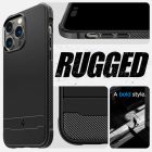 iPhone 14 Pro Max Tok - Spigen Rugged Armor MagFit - Fekete