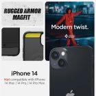 iPhone 14 Tok - Spigen Rugged Armor MagFit - Fekete
